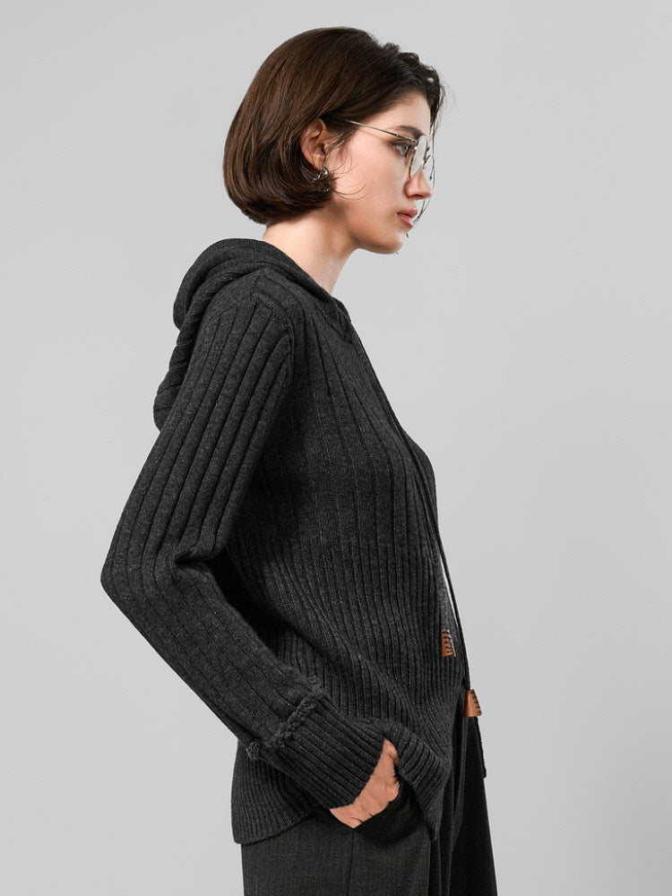 Elevate Ribbed Hoodie