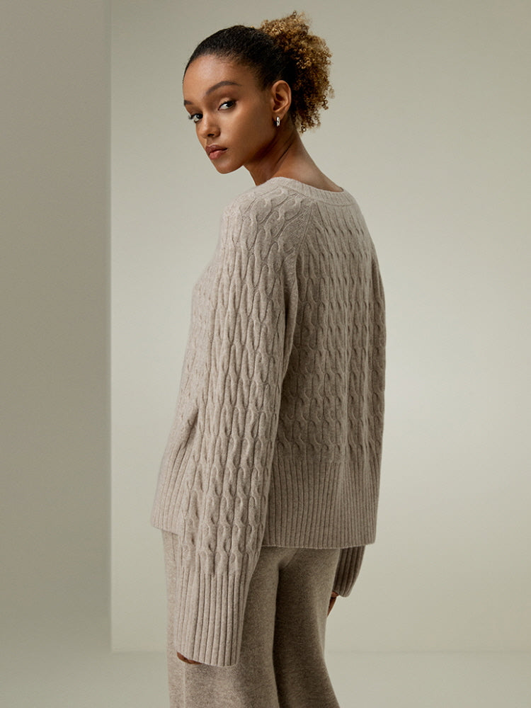 Luxe Cable Knit Sweater