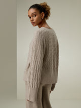 Luxe Cable Knit Sweater