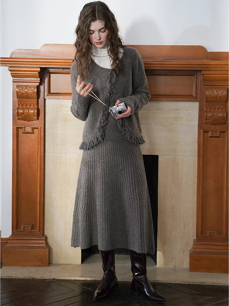 Fringe Harmony Knit Set