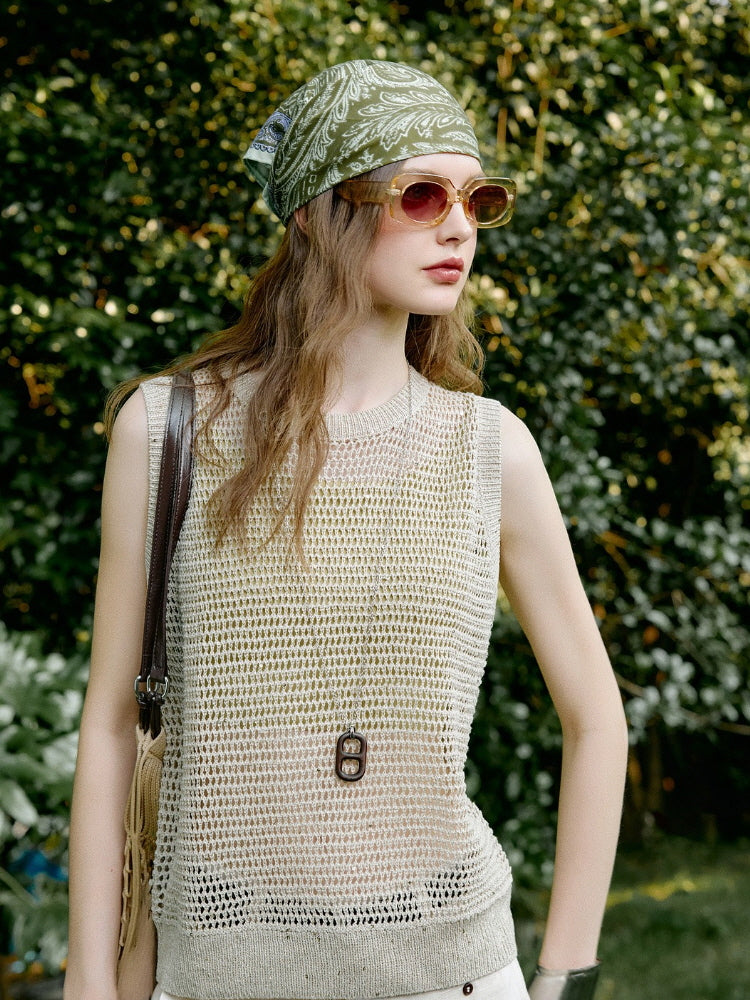 Breeze Mesh Knit Tank