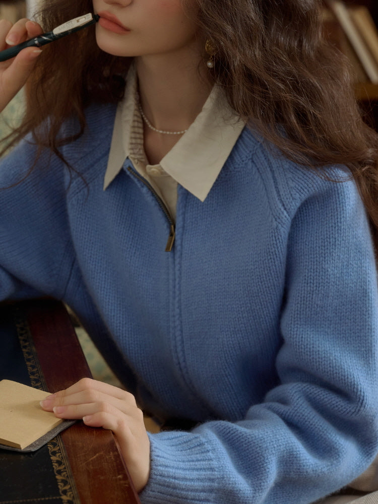 Heritage Zip Knit