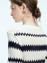 Zigline Knit Tee