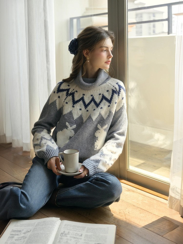 Snowpeak Rabbit Sweater
