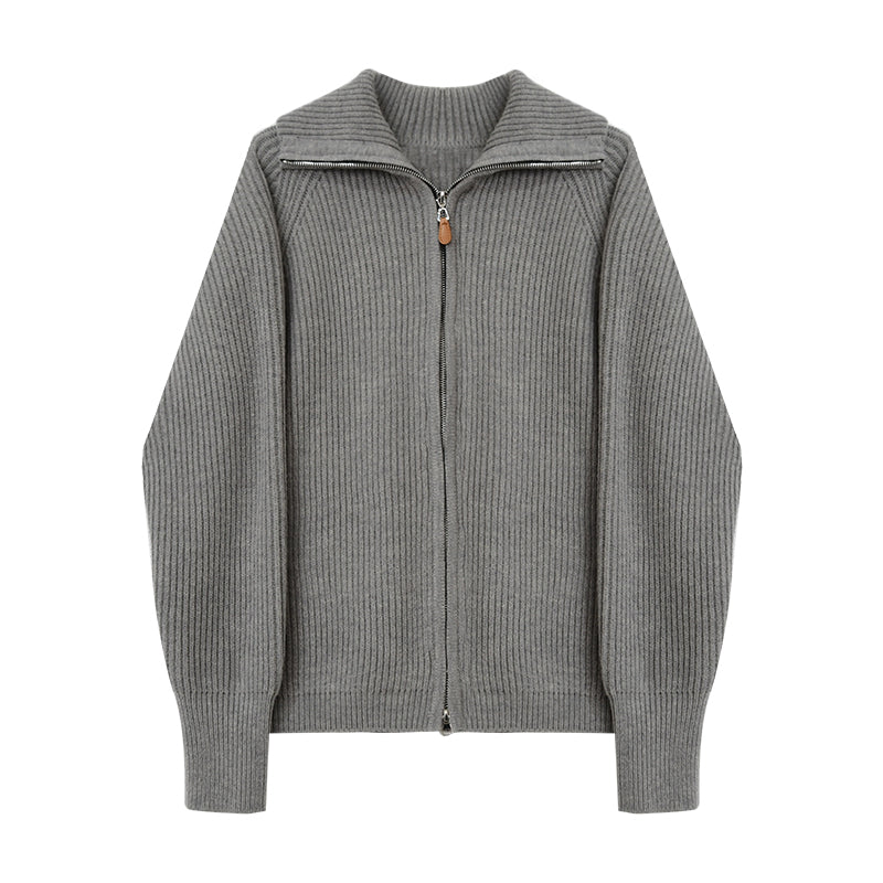 Ribbed Knit Jacket