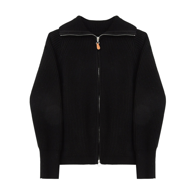 Ribbed Knit Jacket