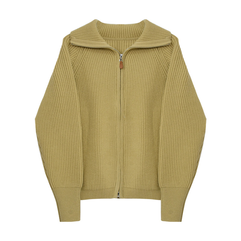 Ribbed Knit Jacket
