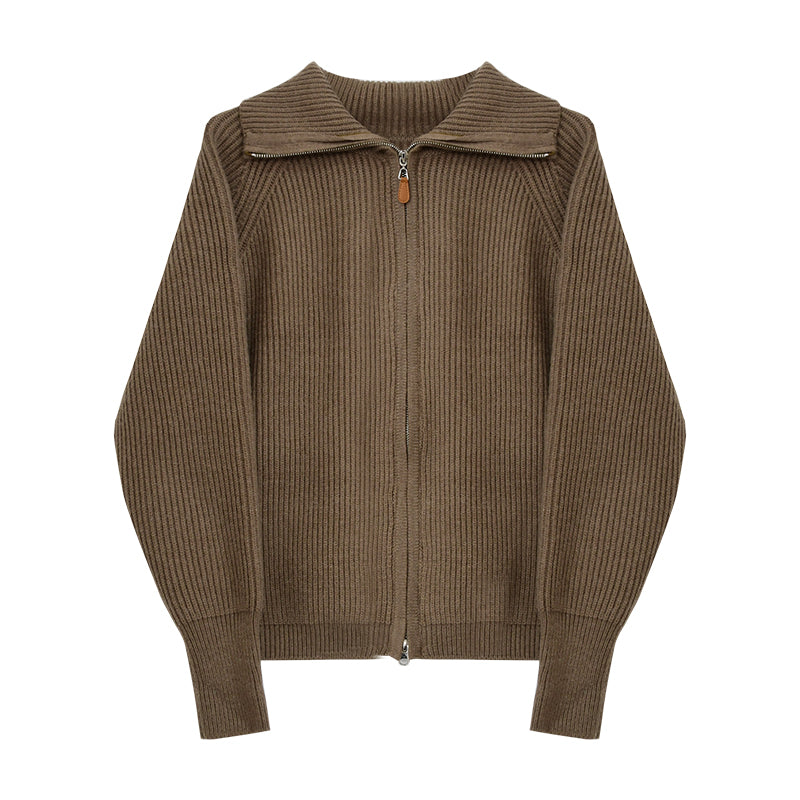 Ribbed Knit Jacket