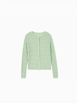 Bloom Eyelet Knit Cardigan